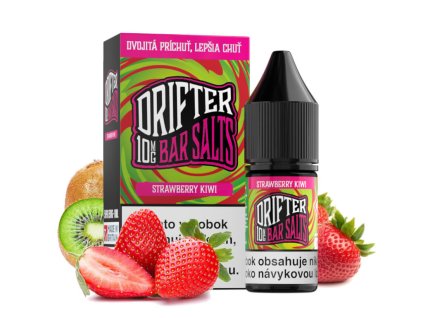 e napln drifter bar salt strawberry kiwi 10 mg 10 ml