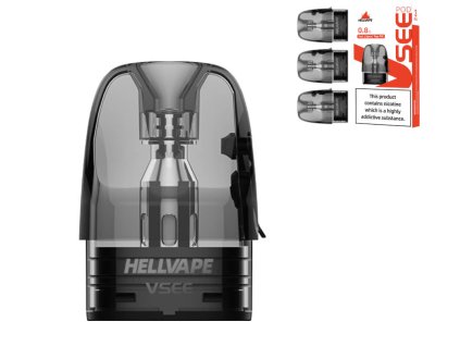 hellvape vsee top fill pod cartridge 2 ml 3 ks