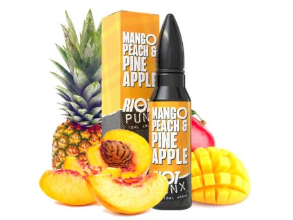 longfill prichut riot mango peach pineapple 10ml