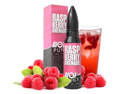 longfill prichut riot raspberry grenade 10ml