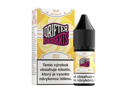 e liquid drifter desserts salt vanilla custard 20 mg