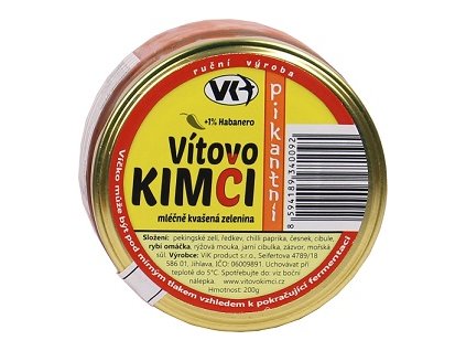Kimči Vítovo habanero pikantní 200g