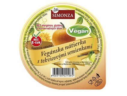 Simonza - Veganská pomazánka s dýňovými semínky 50