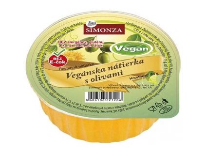 Simonza - Veganská pomazánka s olivami 50g