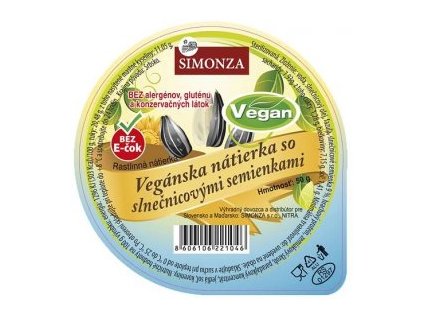 Simonza - Veganská pomazánka se slunečnicovými sem
