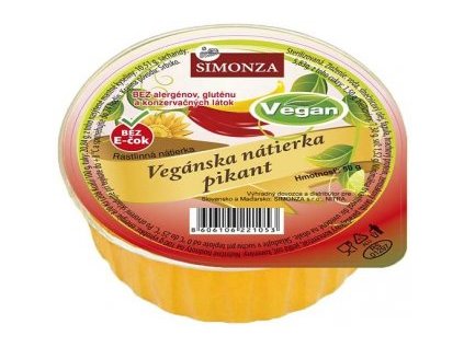 Simonza - Veganská pomazánka s pikant 50g
