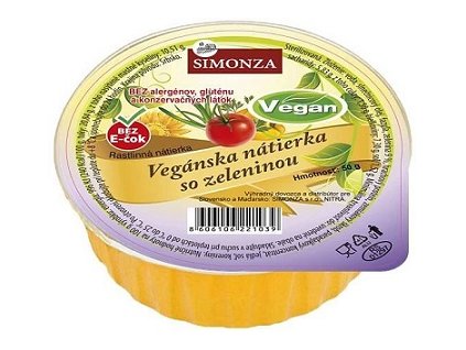 Simonza - Veganská pomazánka se zeleninou 50g