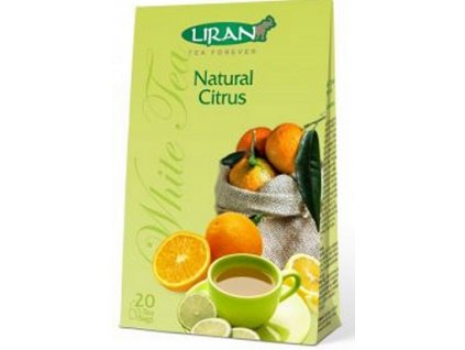 Čaj bílý Natural citrus Liran 20x2g