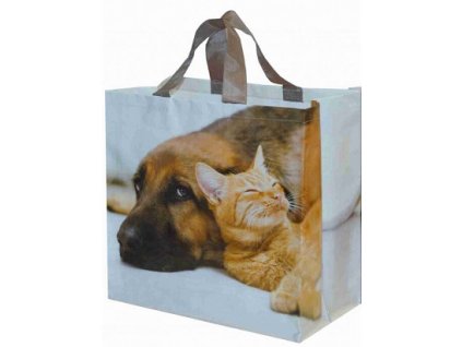 KPPS - Taška lamino kočka a pes, černobílé kočky