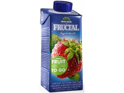 Nektar z jahod, jablek a hroznů 200ml Fructal