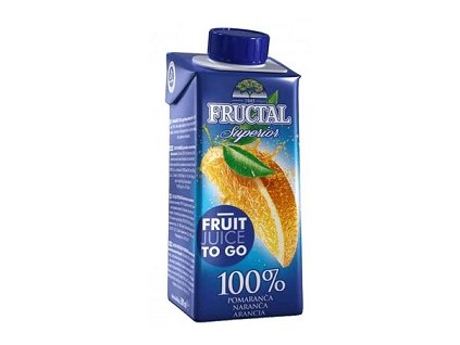Šťáva pomeranč 100% 200ml Fructal