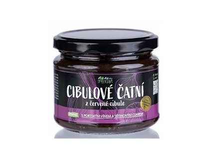 Čatní z červené cibule Jemné 250g