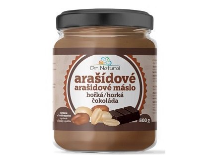 Arašídové máslo s hořkou čokoládou 500g