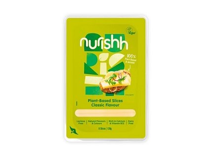 Sýr plátkový rostlinný Nurishh 120g