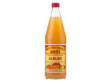 Mošt jablečný BIO 750ml Hostětín