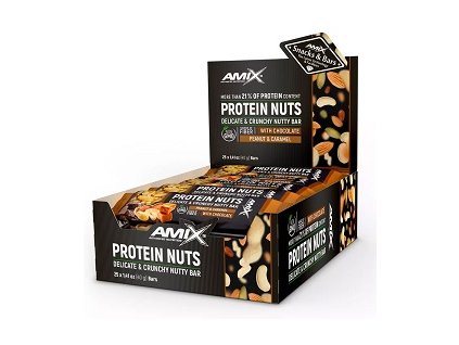 Amix - Protein Nuts Bar peanut Caramel 40g