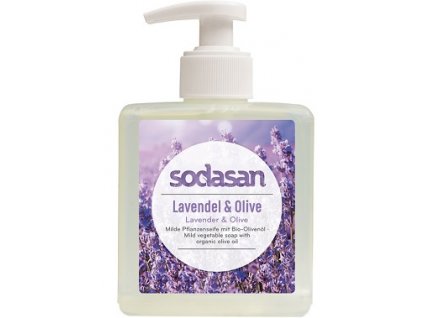 Mýdlo tekuté levandule-oliva 300ml Sodasan