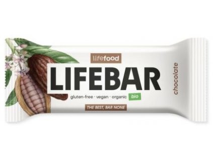 Tyčinka Lifebar čokoládová RAW 40 g BIO