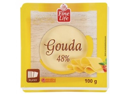 M - Gouda 48% plátky 100g