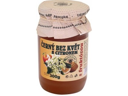 Džem černý bez květ s citronem s fruktózou 300g
