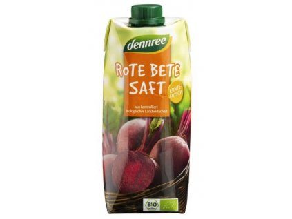 Šťáva z červené řepy 500 ml BIO DENNREE