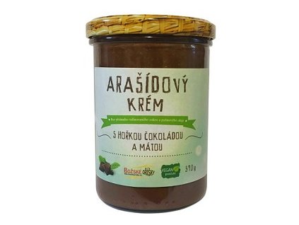 BO - Arašídový krém s hořkou čoko a mátou 390g