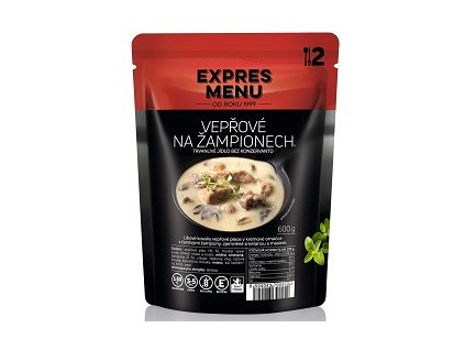 Expres - Vepřové na žampionech 600g