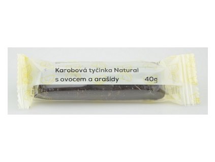 Tyčinka karobová s ovocem a ořechy 50g Natural