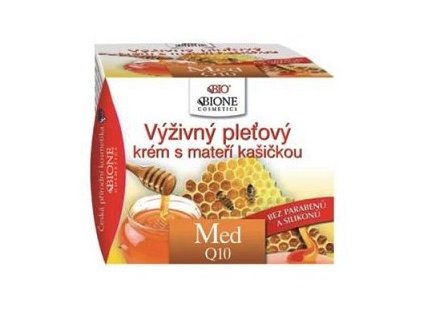 Běl - Med+Q10 krém výživný s mat. kašičkou 51ml