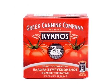 Passata rajčatová krabička 500g Kyknos