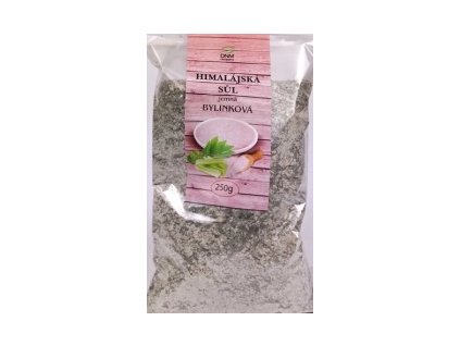 Sůl himalájská jemně mletá bylinky 250g