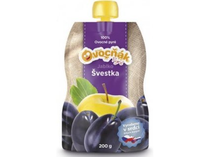 Ovocňák pyré 200ml jablko-švestka