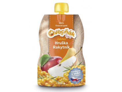 Ovocňák pyré 200ml hruška-rakytník