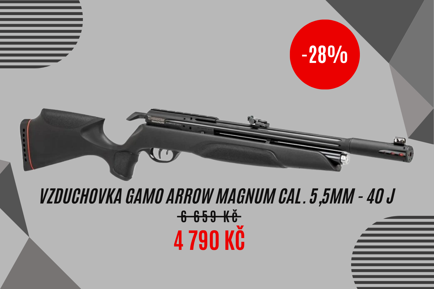Vzduchovka Gamo ARROW MAGNUM cal. 5,5mm - 40 J
