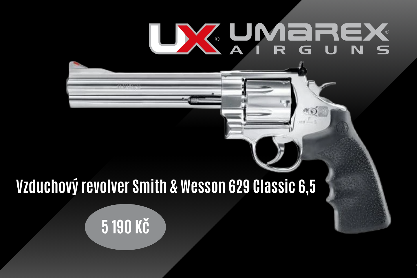 Vzduchový revolver Smith & Wesson 629 Classic 6,5