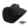 Westernový klobouk "WYOMING BLACK"