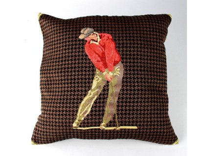 2082 dekoracni povlak na polstar golfista 40x40cm