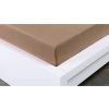 12482 jersey prosteradlo exclusive dvouluzko hneda 200x220 cm