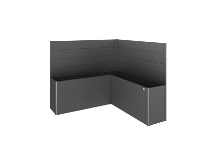 rohova zastena vyvyseny truhlik Biohort Belvedere Vegetable tmave seda