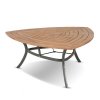 zahradni jidelni stul hlinik teak hartman triangular 53338200 62283010