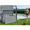 zahradni box ulozny Biohort LoungeBox 160 200 sedy kremen