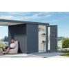 Zahradní domek Biohort Neo s dvoukřídlými dveřmi-tmavě šedý-12 velikostí
