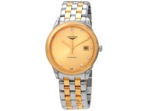 longines flagship champagne diamond dial men s watch l49743377