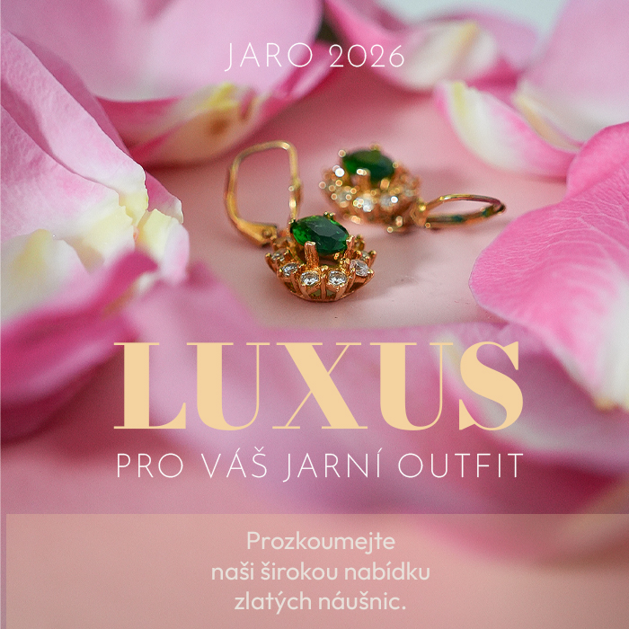 Luxusní zlaté náušnice od TOP Zlatnictví