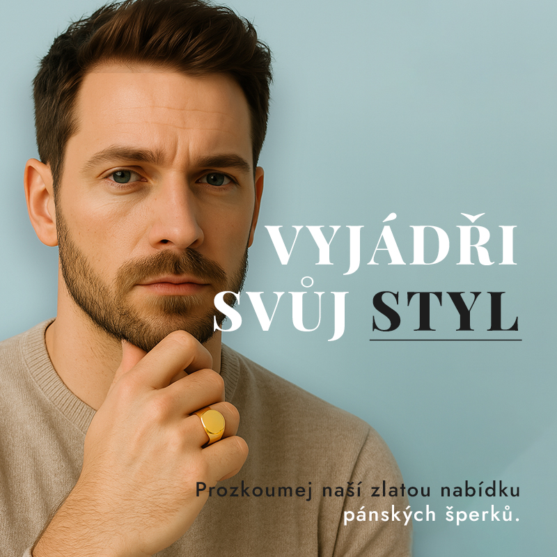 TOP Zlatnictví - Nabídka zlatých pánských šperků