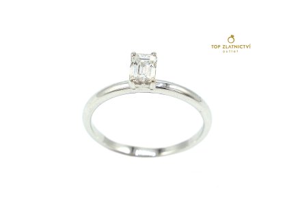 Zlatý prsten s diamantem 2.31g