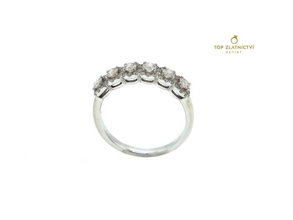 Zlatý prsten s diamanty 2.38g