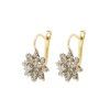 Zlaté náušnice s diamanty 5.29g