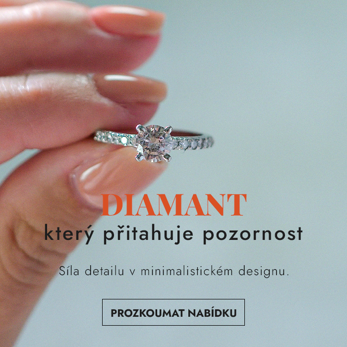 TOP Zlatnictví banner - Diamantový zlatý prsten