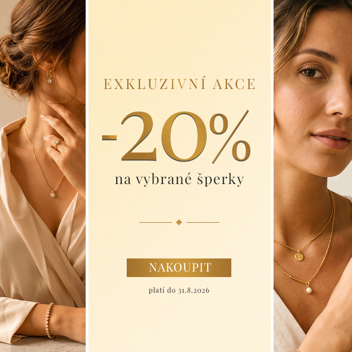 Slevová akce na zlaté šperky 20%